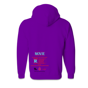 Movie Purple Zip Up Hoodie